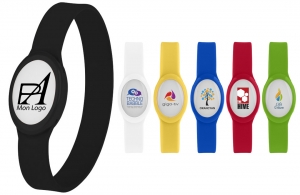 Bracelet LED personnalisée sécurité routière logo publicitaire pas cher 