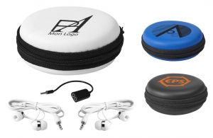 Set écouteurs et boitier personnalisable 