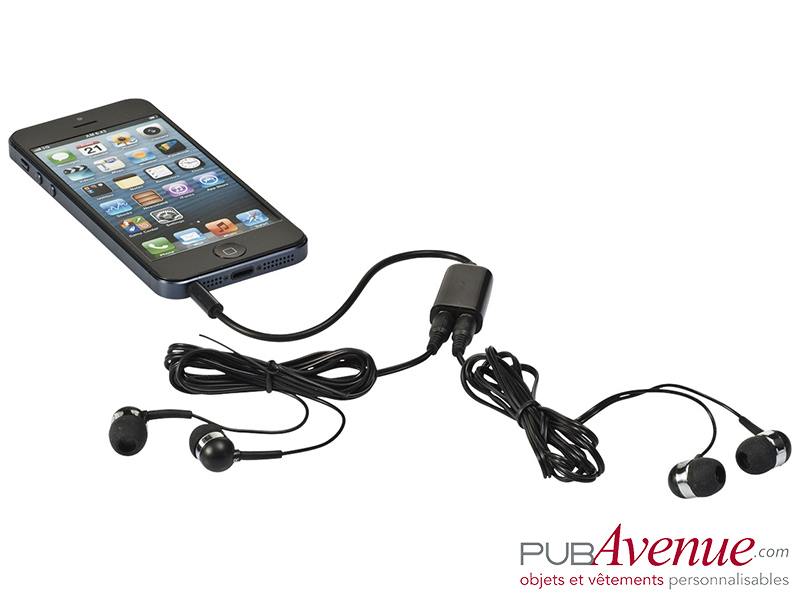 Set écouteurs audio personnalisable répartiteur Set écouteurs audio personnalisable répartiteur