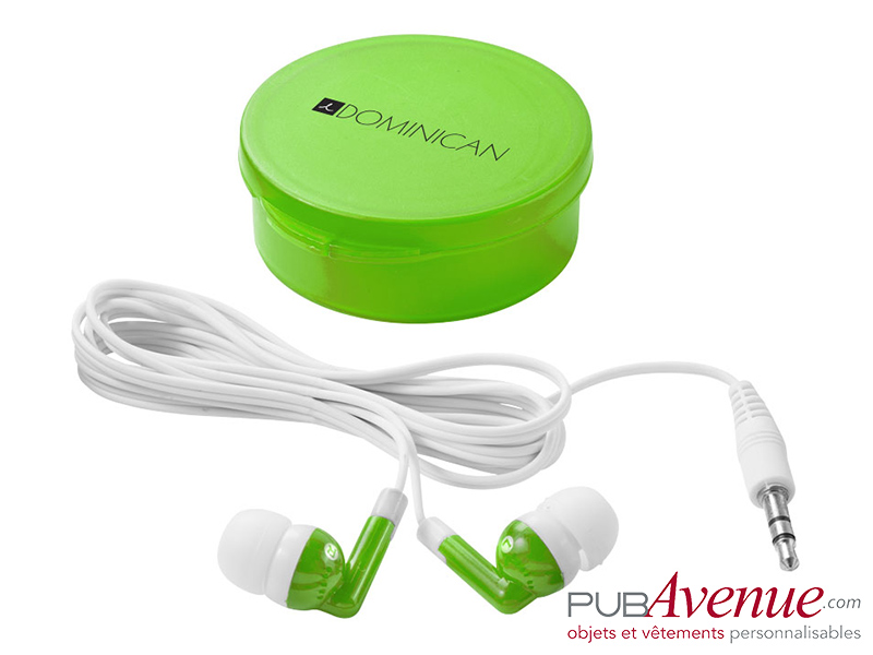 Écouteurs audio boîte personnalisables Écouteurs audio boîte personnalisables
