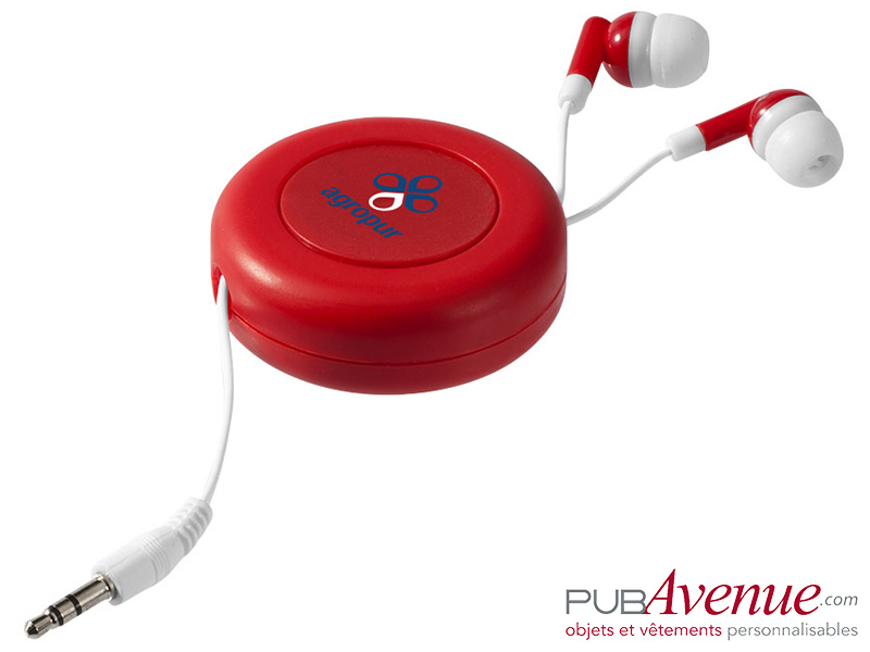 Écouteurs audio personnalisés rétractables Écouteurs audio personnalisés rétractables