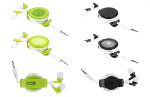 Écouteurs audio personnalisables lumineux
