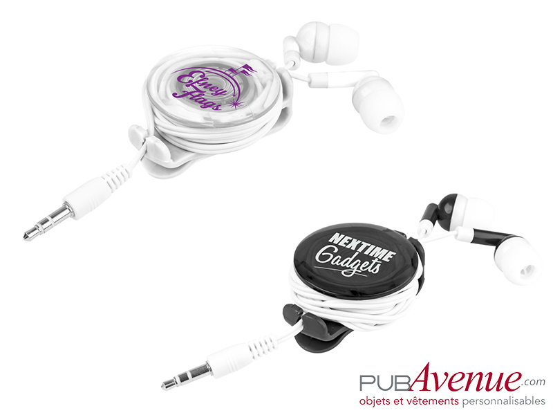 Écouteurs audio personnalisés lumineux Écouteurs audio personnalisés lumineux