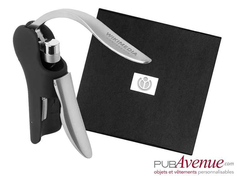 Tire-bouchon coffret personnalisé Tire-bouchon coffret personnalisé