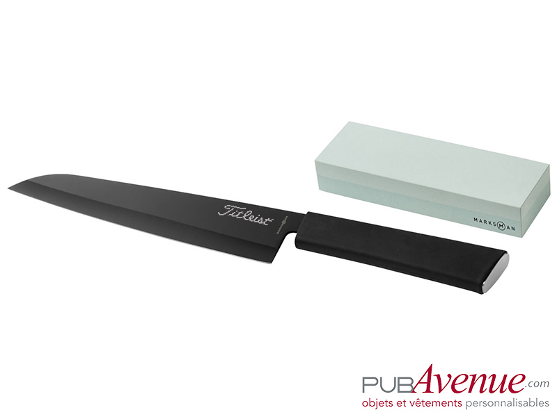 Couteau acier pierre à aiguiser personnalisé Couteau acier pierre à aiguiser personnalisé