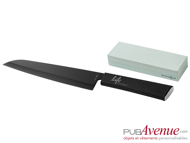 Couteau personnalisé acier pierre à aiguiser Couteau personnalisé acier pierre à aiguiser