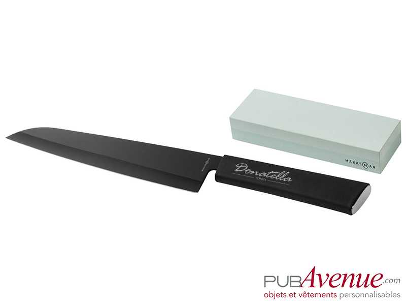 Couteau acier pierre à aiguiser personnalisable Couteau acier pierre à aiguiser personnalisable