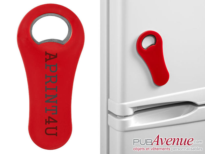 Décapsuleur personnalisable aimanté Décapsuleur personnalisable aimanté