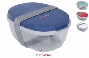 Lunch box boîte repas en verre publicitaire personnalisable avec logo 