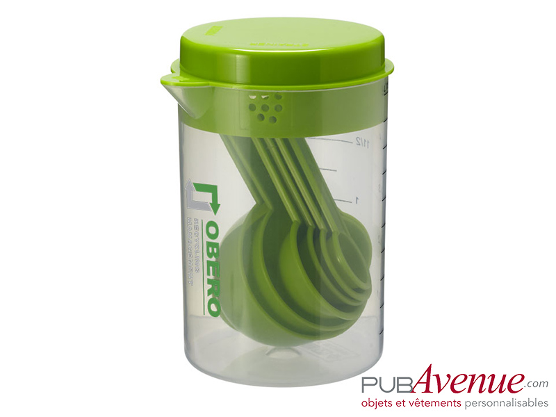Set cuillères verre doseur publicitaire cuisine Set cuillères verre doseur publicitaire cuisine