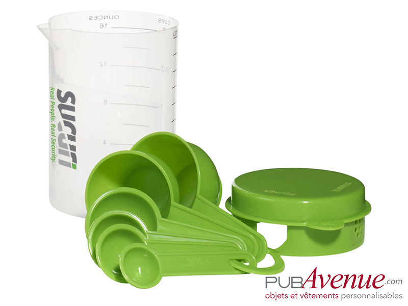 Set cuillères verre doseur cuisine personnalisable Set cuillères verre doseur cuisine personnalisable