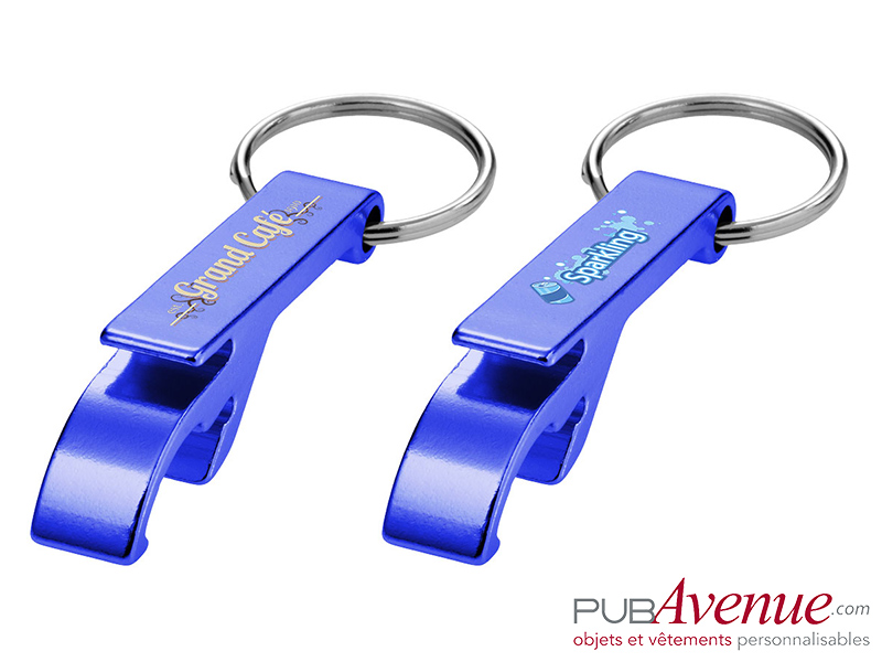 Porte-clés personnalisable décapsuleur Porte-clés personnalisable décapsuleur