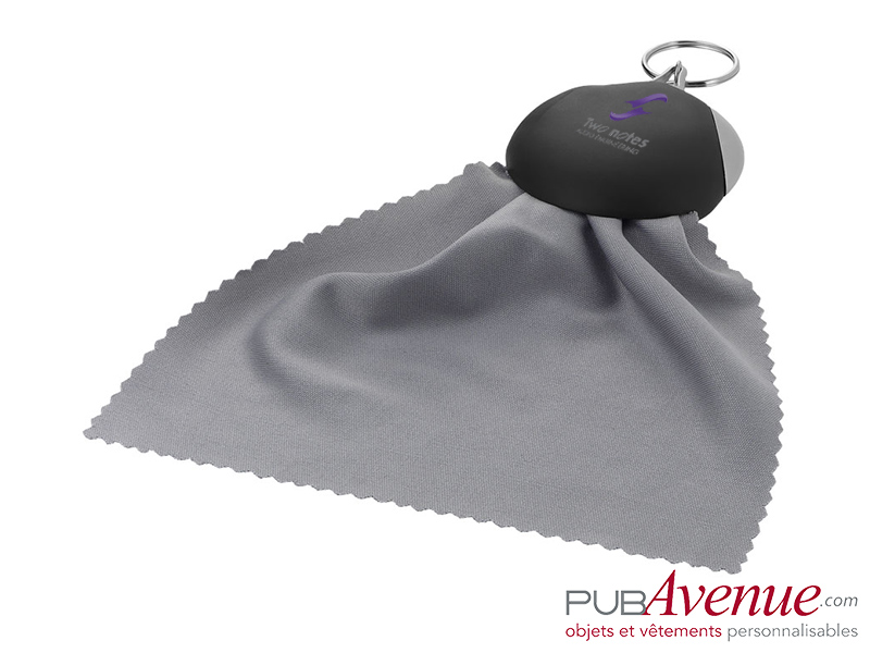 Porte-clés essuie-lunettes personnalisé Porte-clés essuie-lunettes personnalisé