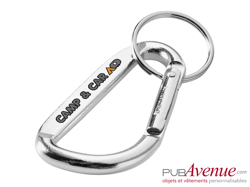 Porte-clés publicitaire mousqueton Porte-clés publicitaire mousqueton