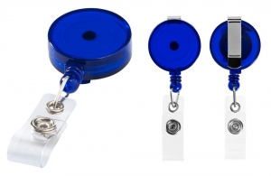 Porte badge enrouleur personnalisable clip