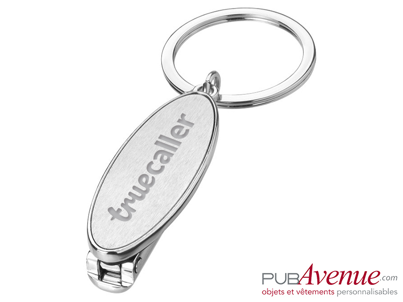 Porte-clés publicitaire accroche sac Porte-clés publicitaire accroche sac