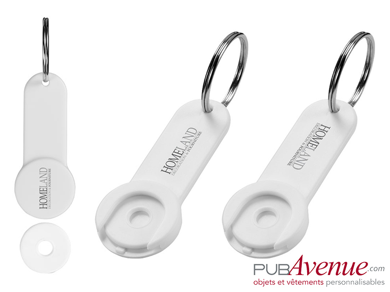 Porte-clés personnalisable jeton Porte-clés personnalisable jeton