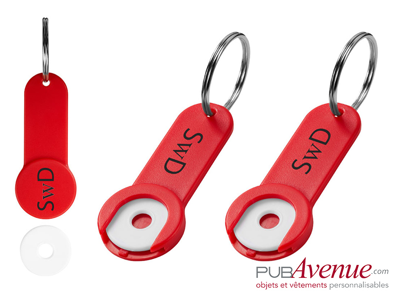Porte-clés jeton personnalisé Porte-clés jeton personnalisé