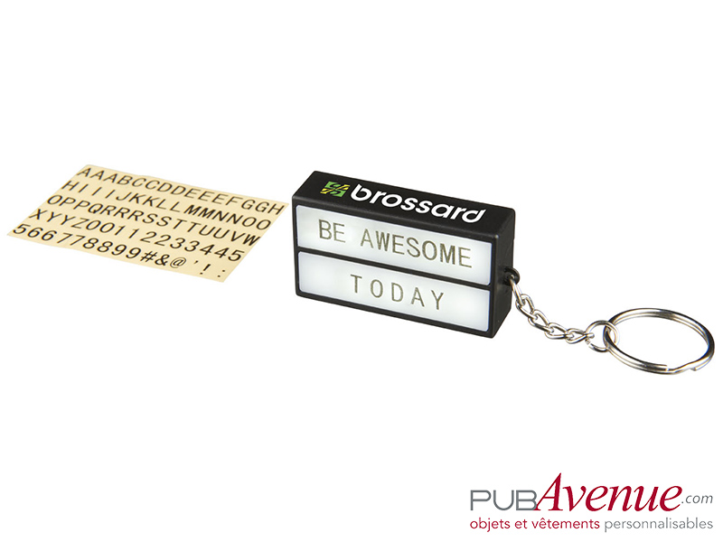 Porte-clés personnalisé lampe cinéma Porte-clés personnalisé lampe cinéma