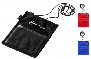 Porte badge personnalisable avec cordon 