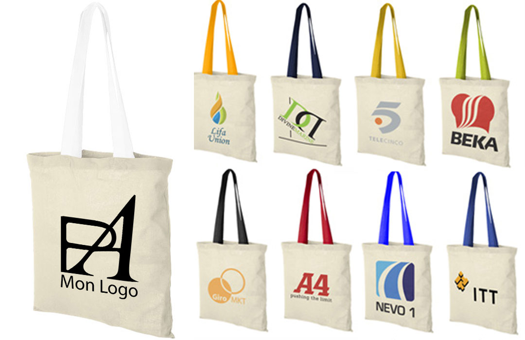 Tote bag personnalisé sac publicitaire Coton Nevada pas cher 