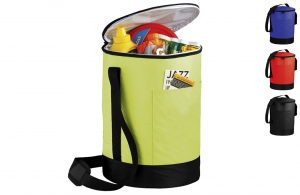 Sac isotherme cylindrique promotionnel personnalisable 