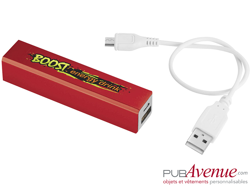 Batterie externe publicitaire 2200mAh Batterie externe publicitaire 2200mAh