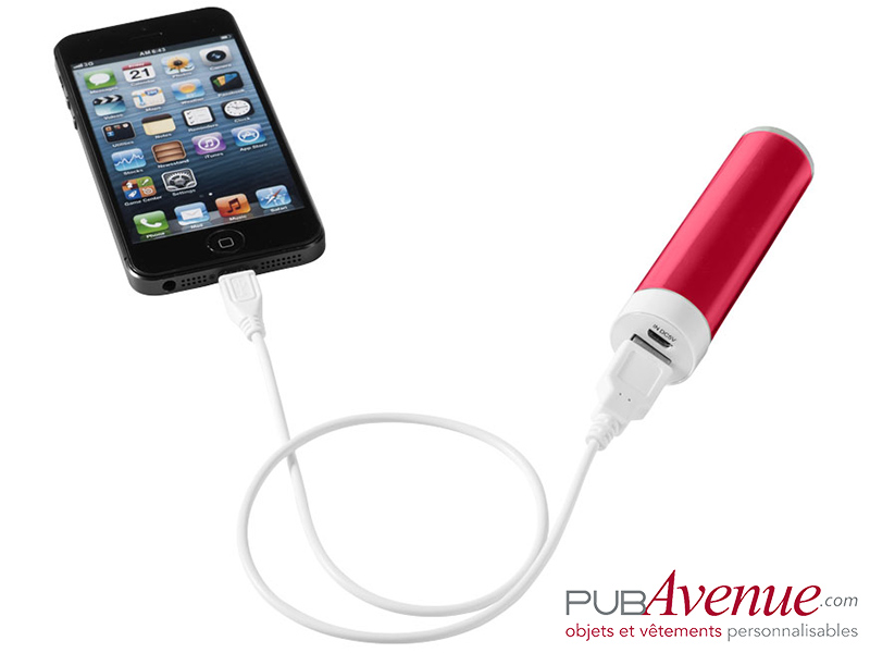 Powerbank cylindrique 2200 mAh personnalisé Powerbank cylindrique 2200 mAh personnalisé