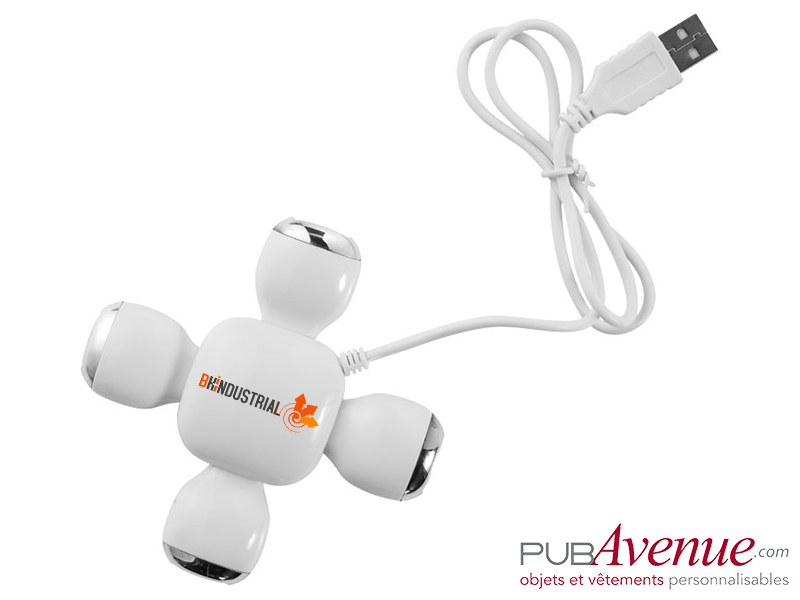 Hub flexible 4 ports USB personnalisable Hub flexible 4 ports USB personnalisable