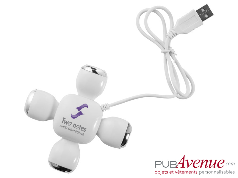 Hub flexible personnalisé 4 ports USB Hub flexible personnalisé 4 ports USB