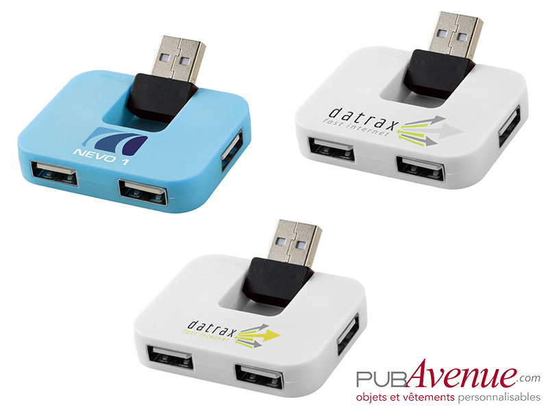 Hub USB 4 ports personnalisable Hub USB 4 ports personnalisable
