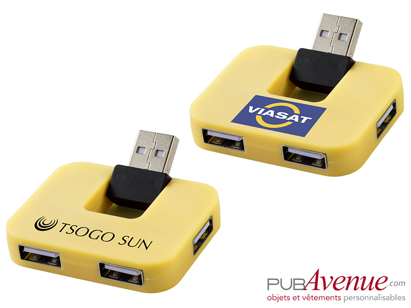 HUB USB personnalisable 4 ports Hub USB personnalisable 4 ports