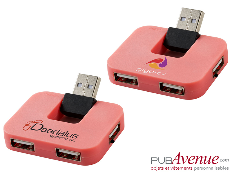 Hub USB personnalisé 4 ports Hub USB personnalisé 4 ports