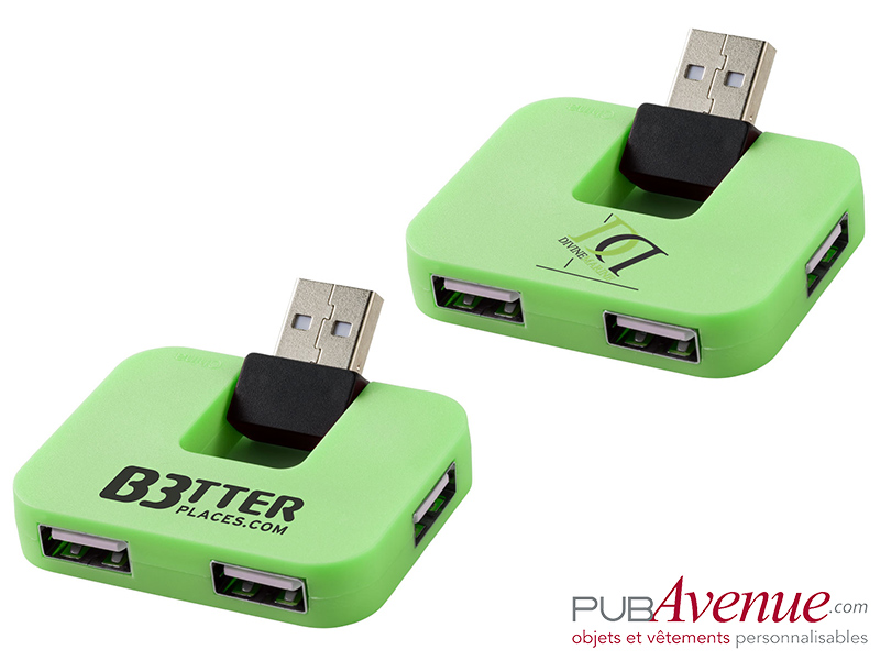 Hub USB publicitaire 4 ports Hub USB publicitaire 4 ports