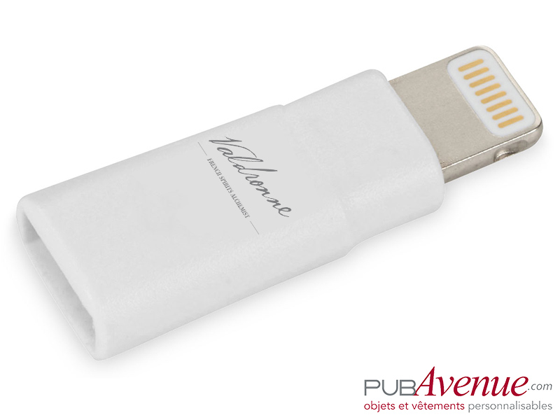 Adaptateur MFI publicitaire Adaptateur MFI publicitaire