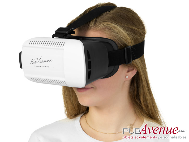 Casque réalité virtuelle publicitaire