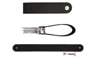 Porte-clés personnalisé cuir Marksman