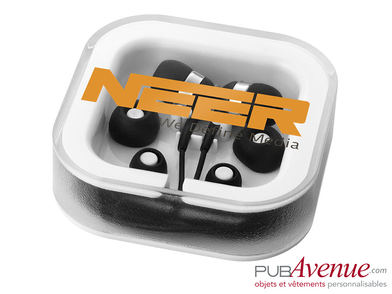 Écouteurs audio microphone personnalisables Écouteurs audio microphone personnalisables
