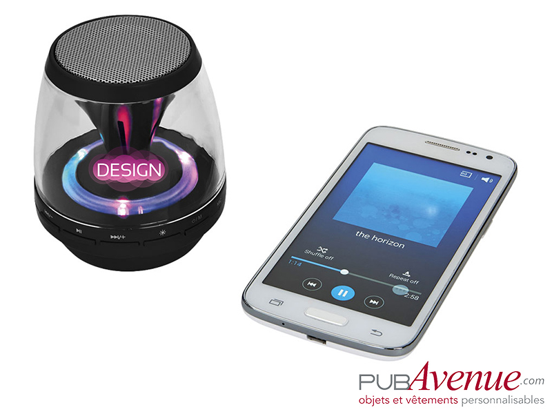 Enceinte LED Bluetooth personnalisée Enceinte LED Bluetooth personnalisée