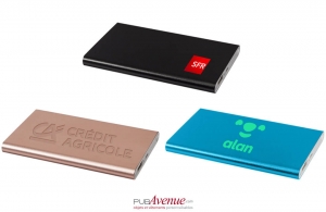 Batterie externe de secours powerbank plat 4000 mAh