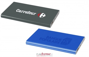 Batterie externe de secours powerbank plat 4000 mAh