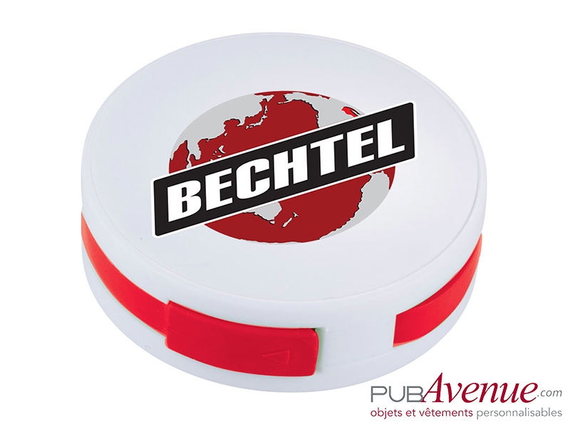 Hub rond publicitaire 4 ports USB Hub rond publicitaire 4 ports USB