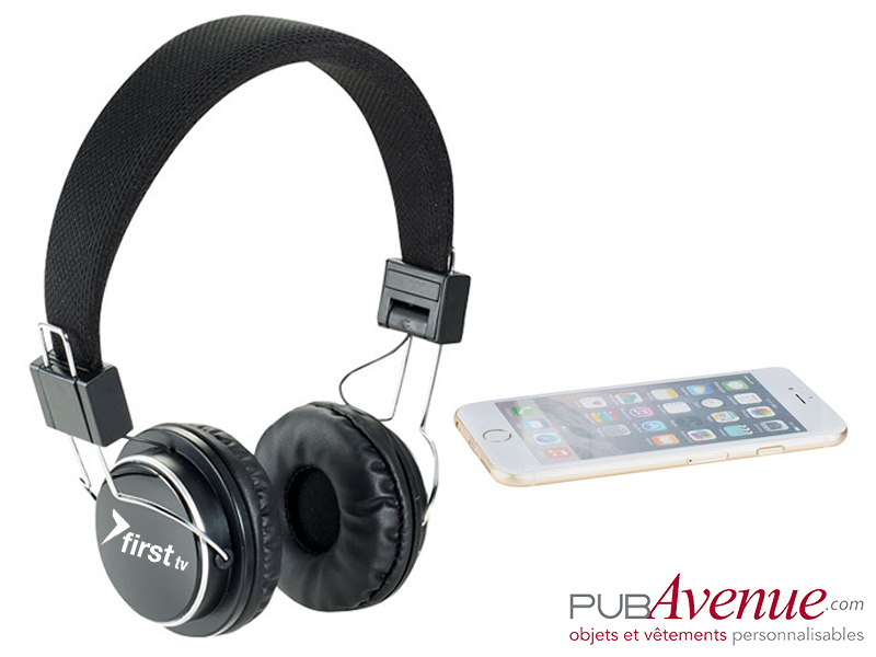 Casque audio bluetooth personnalisable Casque audio bluetooth personnalisable