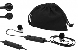 Écouteurs personnalisables Bluetooth avec pochette
