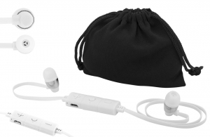 Écouteurs personnalisables Bluetooth avec pochette