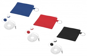 Oreillettes audio personnalisées avec pochette