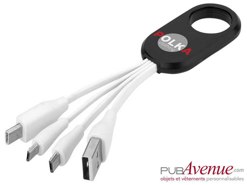 Câble publicitaire USB multi ports Câble publicitaire USB multi ports