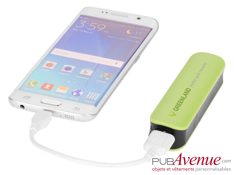 Chargeur de secours personnalisé 2000 mAh Chargeur de secours personnalisé 2000 mAh