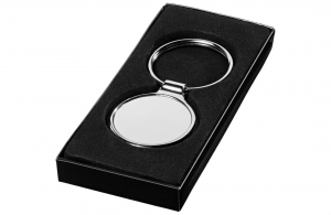 Porte-clés à personnaliser métal rond