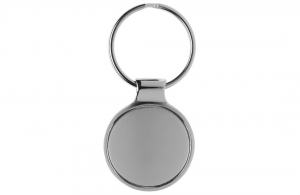 Porte-clés à personnaliser métal rond